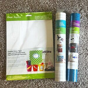 Cricut  Sticker Paper, Iron- on roll & Transfer tape